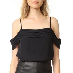 T by Alexander Wang | Silk Off-Shoulder Top